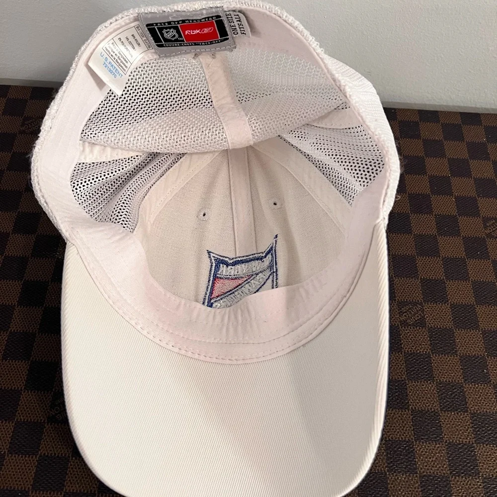 New York Rangers White and Blue Cap
